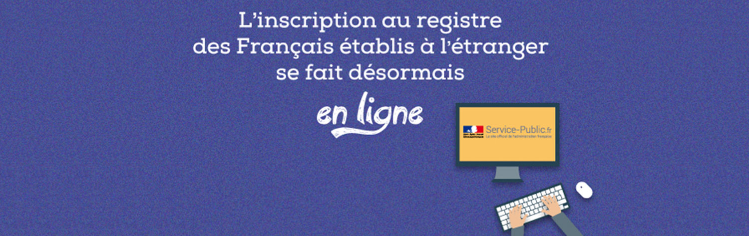 Inscription en ligne au Registre des Français
