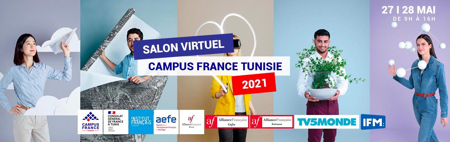 Salon virtuel Campus France Tunisie 2021